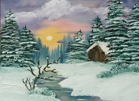 1118 Wintersonne 30x24 1118 Wintersonne 30x24